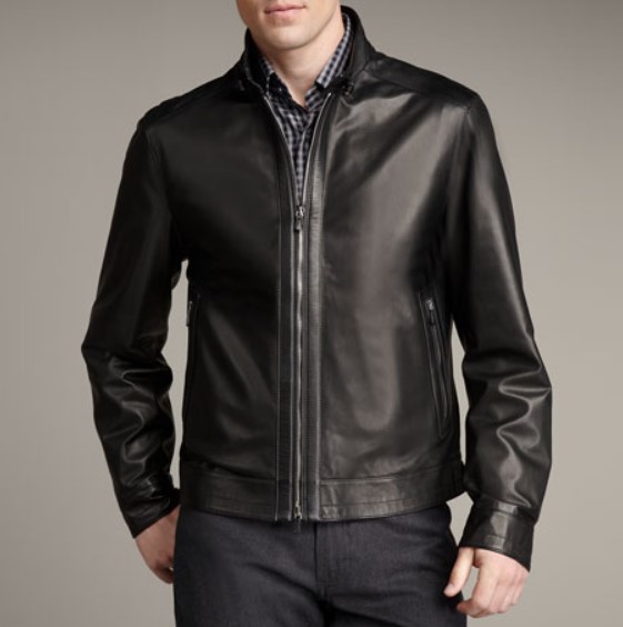 Ermenegildo Zegna - famous Italian leather jacket brand