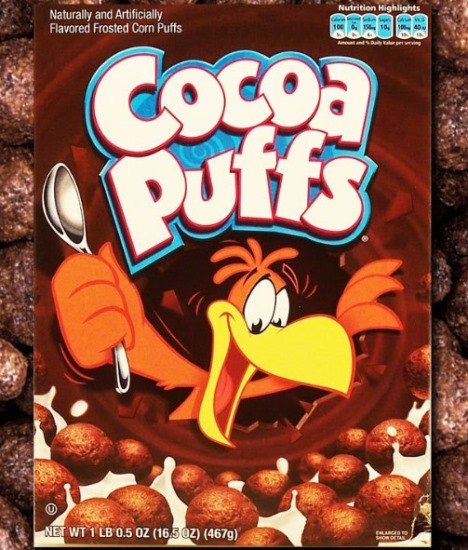 Cocoa Puffs chocolate cereal